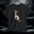Crowned Dog Graphic Tee: Medieval Fantasy Castlecore Shirt