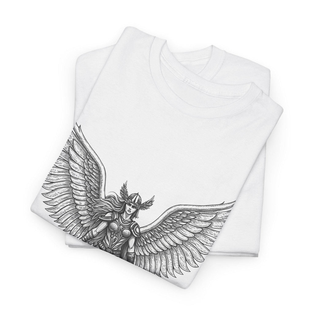 Valkyrie Graphic Tee: Norse Mythology Viking Warrior Shirt