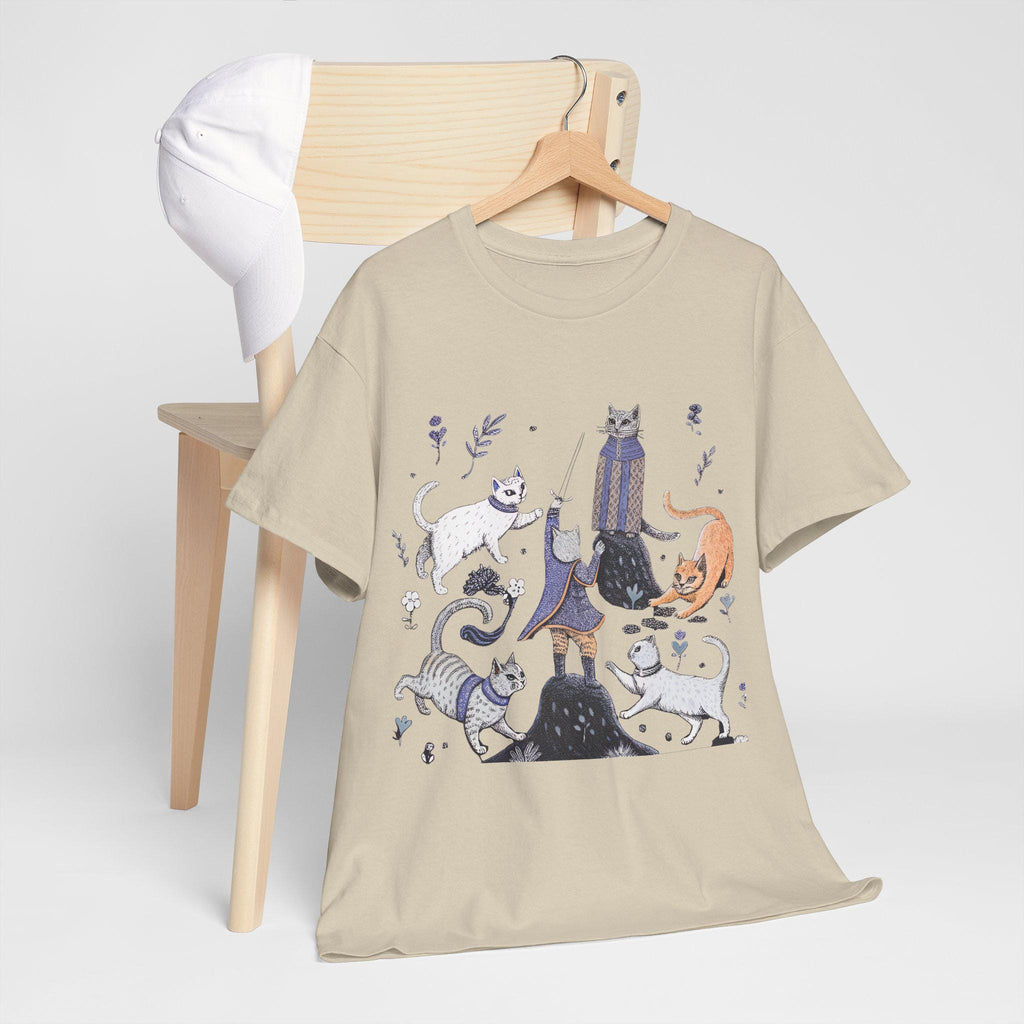 Castlecore Medieval Cat T-Shirt: Mythical Kingdom Unisex Tee