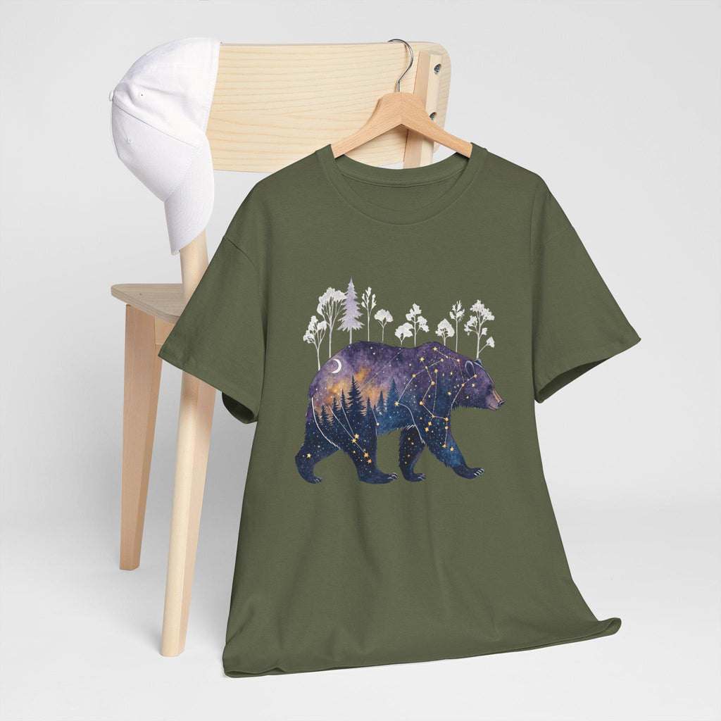 Cosmic Bear T-Shirt: Medieval Castle Fantasy Graphic Tee