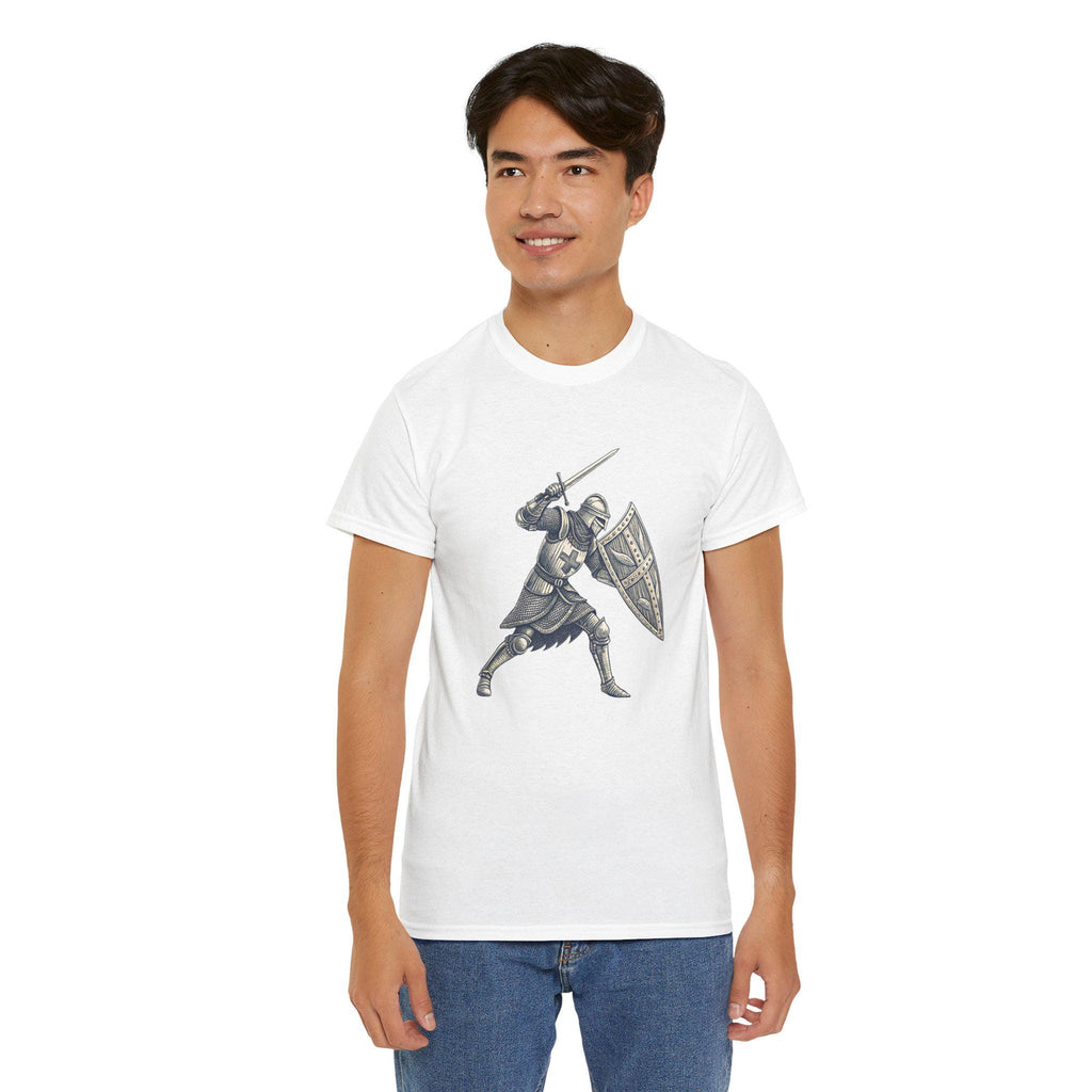 Royal Knight Graphic Tee: Medieval Armor, Renaissance Costume