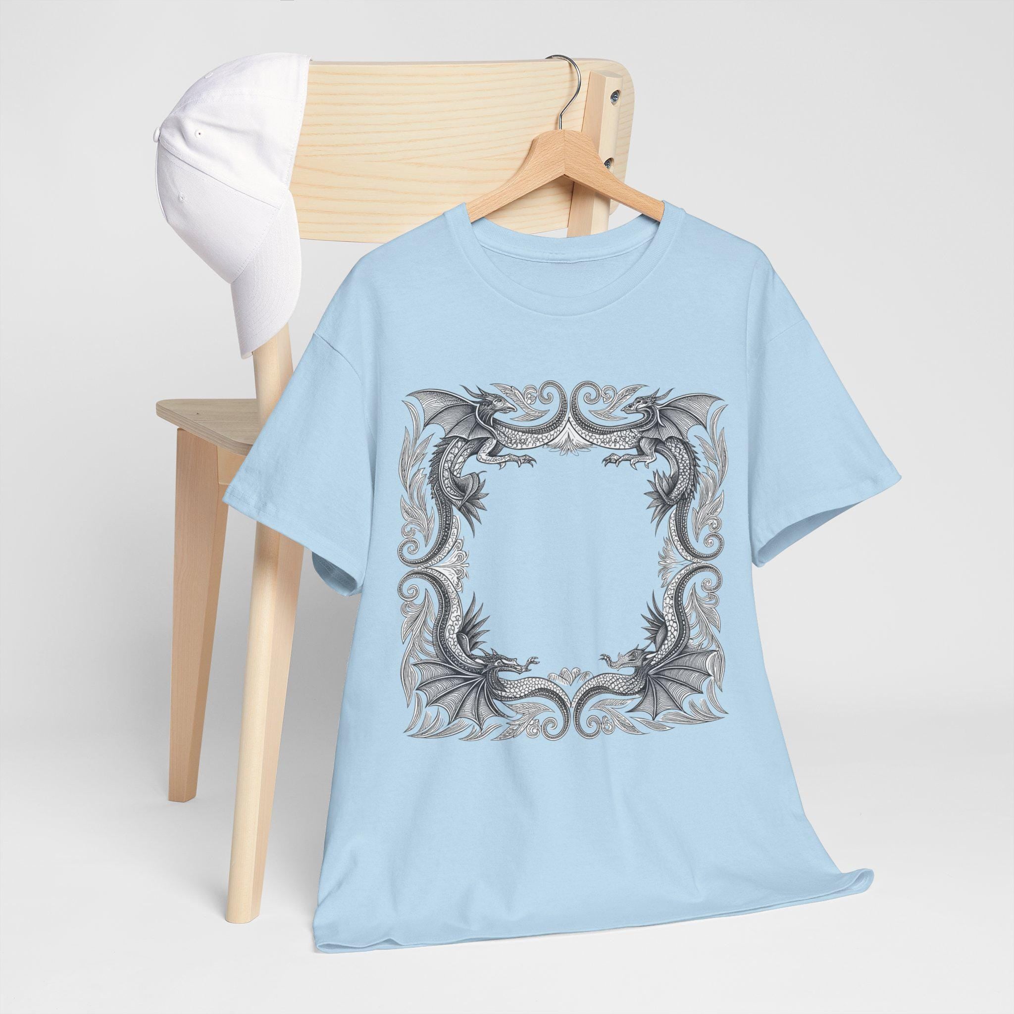 Mythical Dragon Graphic Tee: Fantasy Dragon Lover Gift