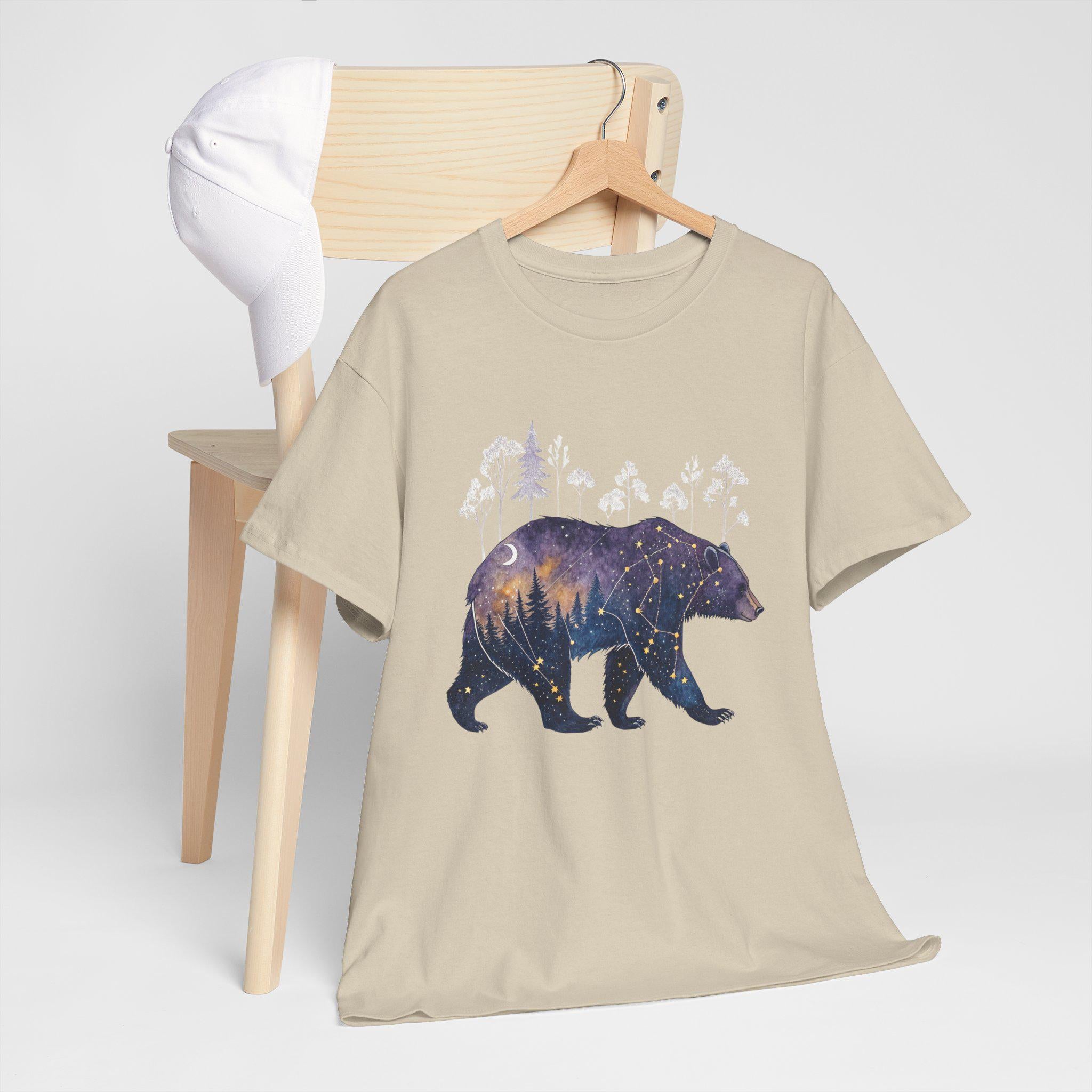 Cosmic Bear T-Shirt: Medieval Castle Fantasy Graphic Tee