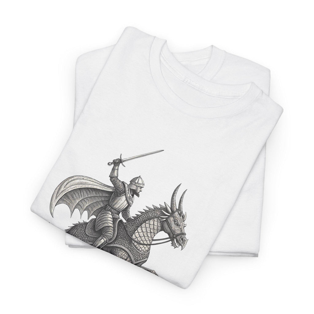 Fantasy Knight Rider Graphic Tee: Medieval Warrior Unisex T-Shirt