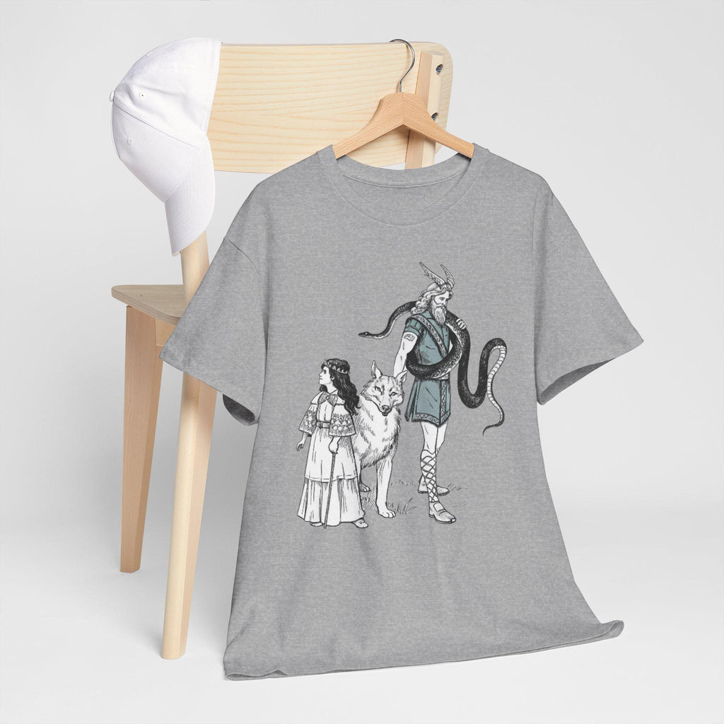 Loki Family Graphic Tee, Norse Mythology Shirt