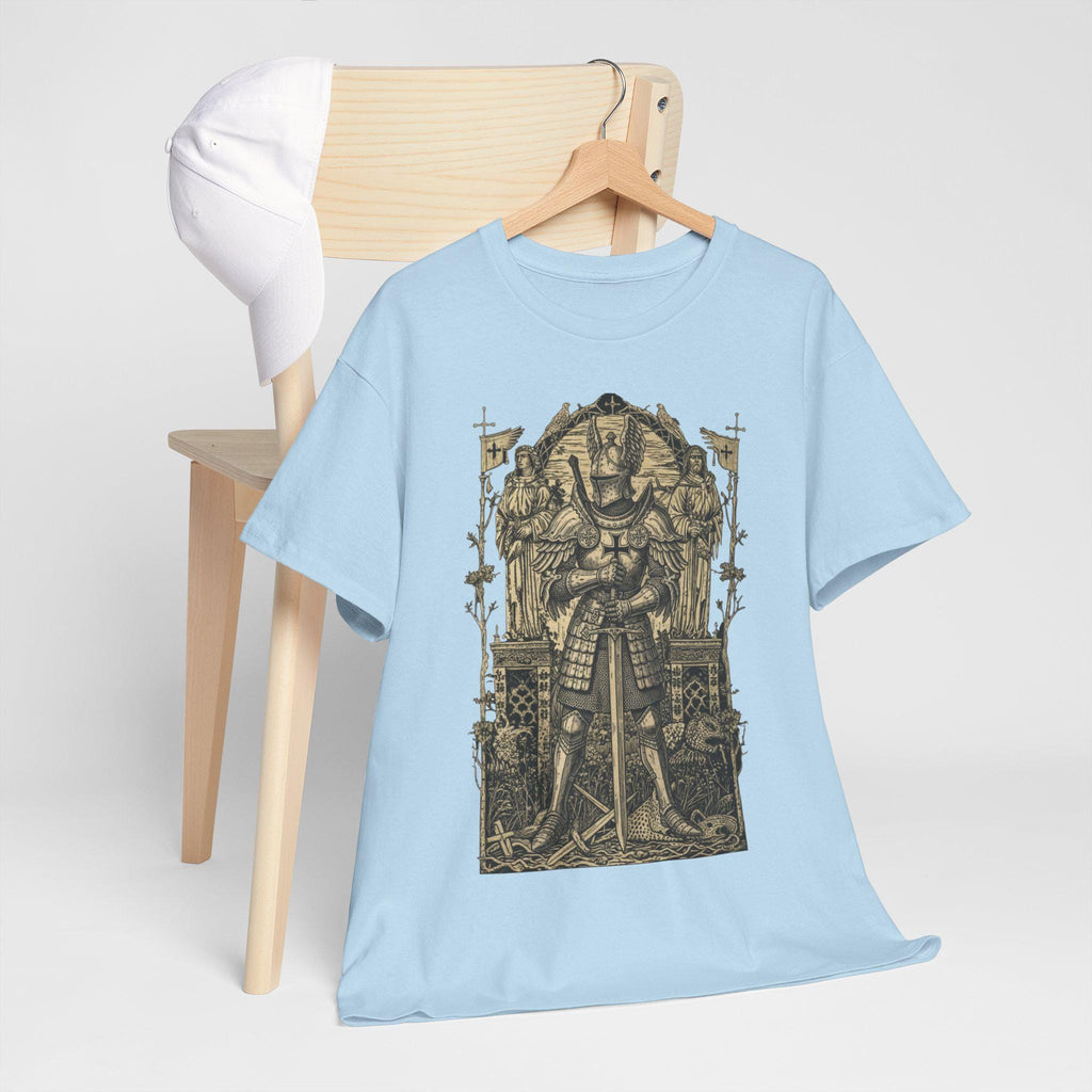 Castlecore Knight graphic tee | Medieval Armor Illustration