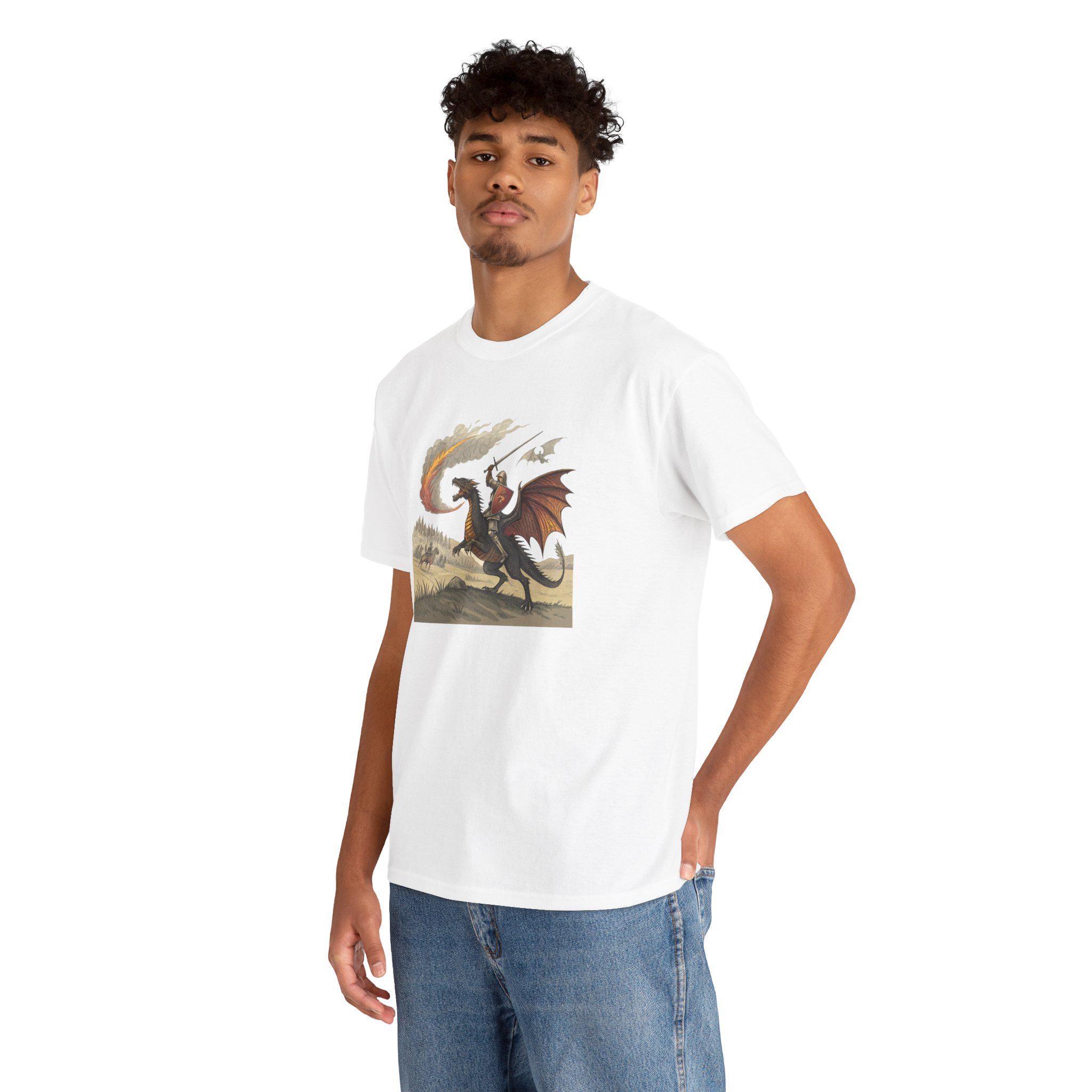 Dragonrider Graphic Tee: Fantasy Dragon Lover Unisex T-Shirt