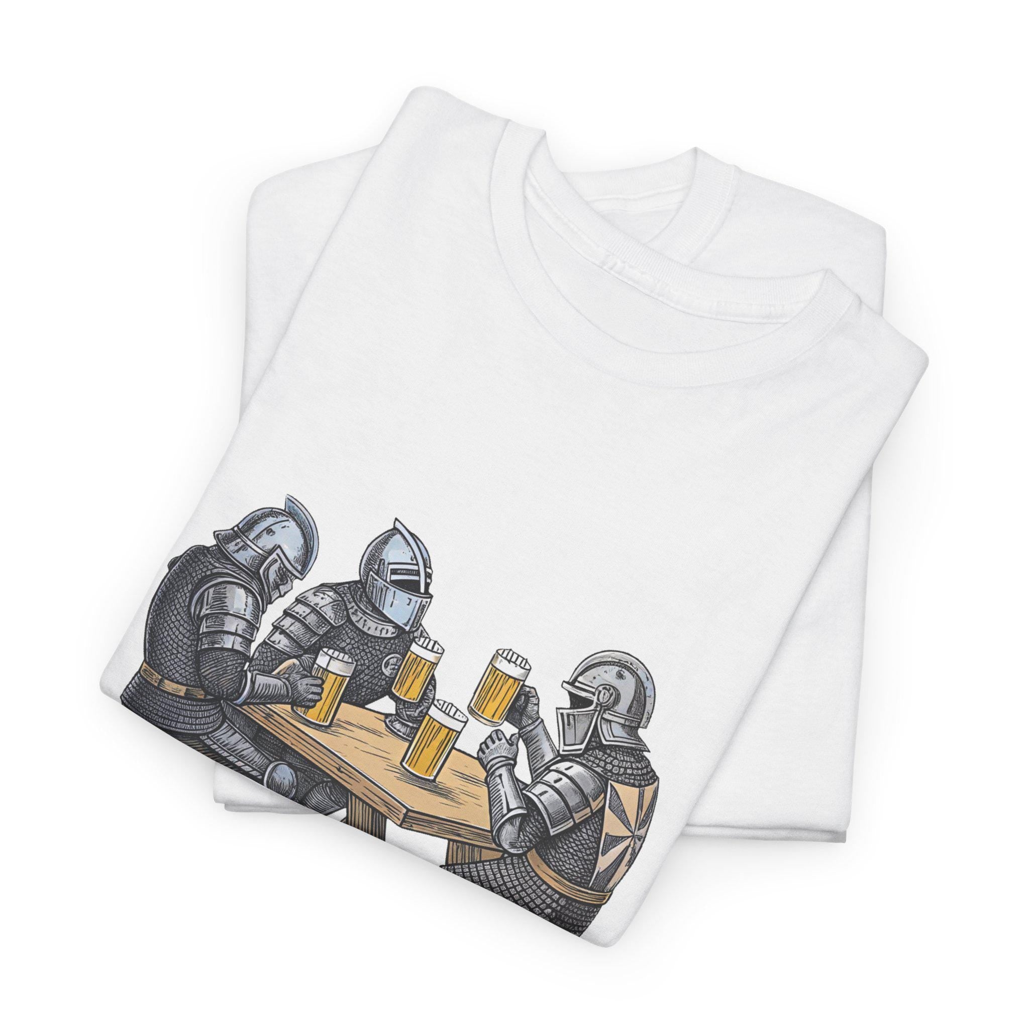 Pub Knight Graphic Tee: Medieval Fantasy T-Shirt