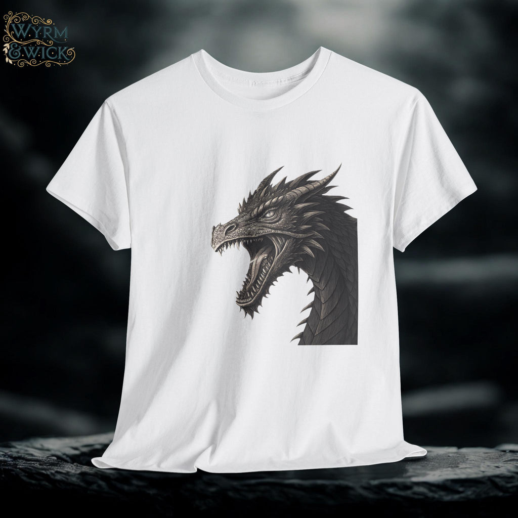 Dragon Graphic Tee: Unisex Cotton Mythical Beast Shirt