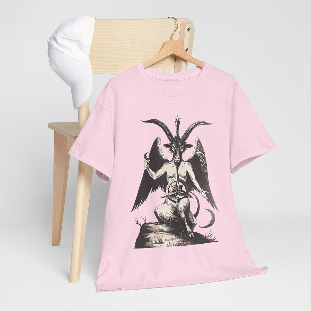Baphomet Graphic Tee: Gothic Dark Fantasy Unisex Shirt