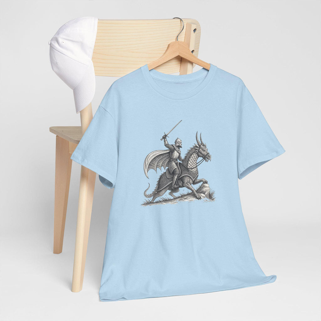 Fantasy Knight Rider Graphic Tee: Medieval Warrior Unisex T-Shirt
