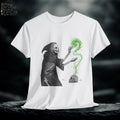 Darth Gothic Skeleton Necromancer Tee: Hand-Drawn Fantasy Graphic