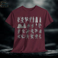 Mythical Creatures Graphic Tee: Medieval Dragon Fantasy Art