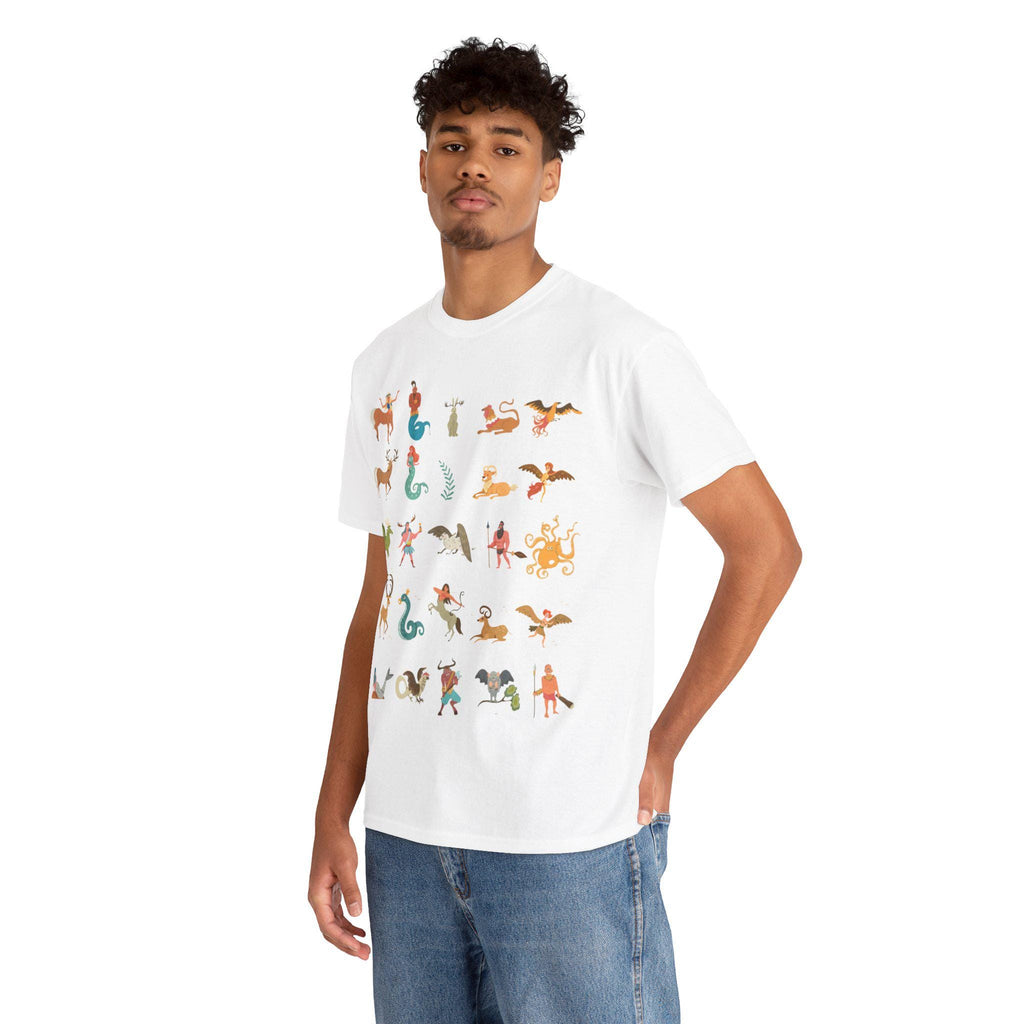 Mythical Creatures T-Shirt: Fantasy Castlecore Graphic Tee