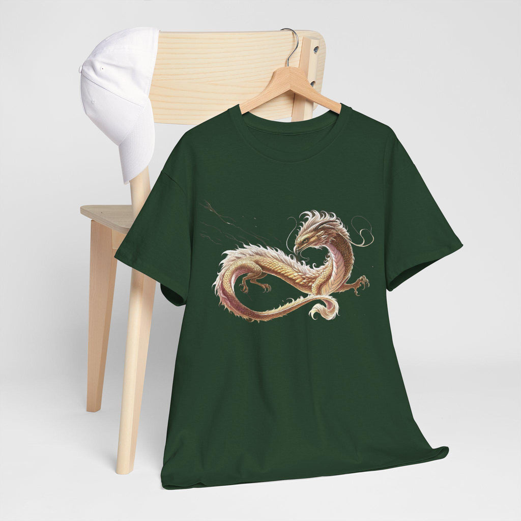 Celestial Dragon Graphic Tee, Mythical Fantasy Unisex Shirt