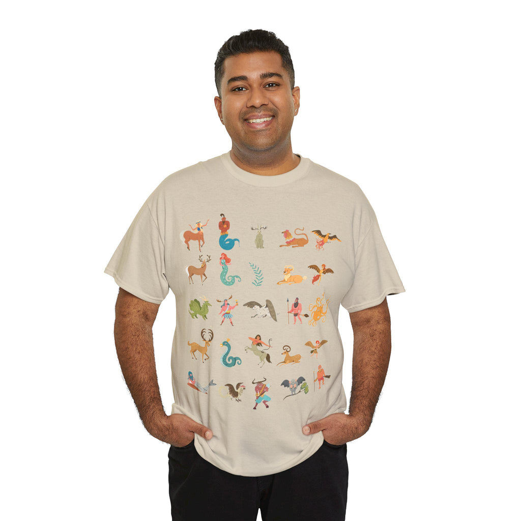 Mythical Creatures T-Shirt: Fantasy Castlecore Graphic Tee