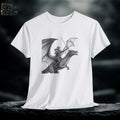 Dragonrider Graphic Tee: Mythical Fantasy Rider Cotton Shirt
