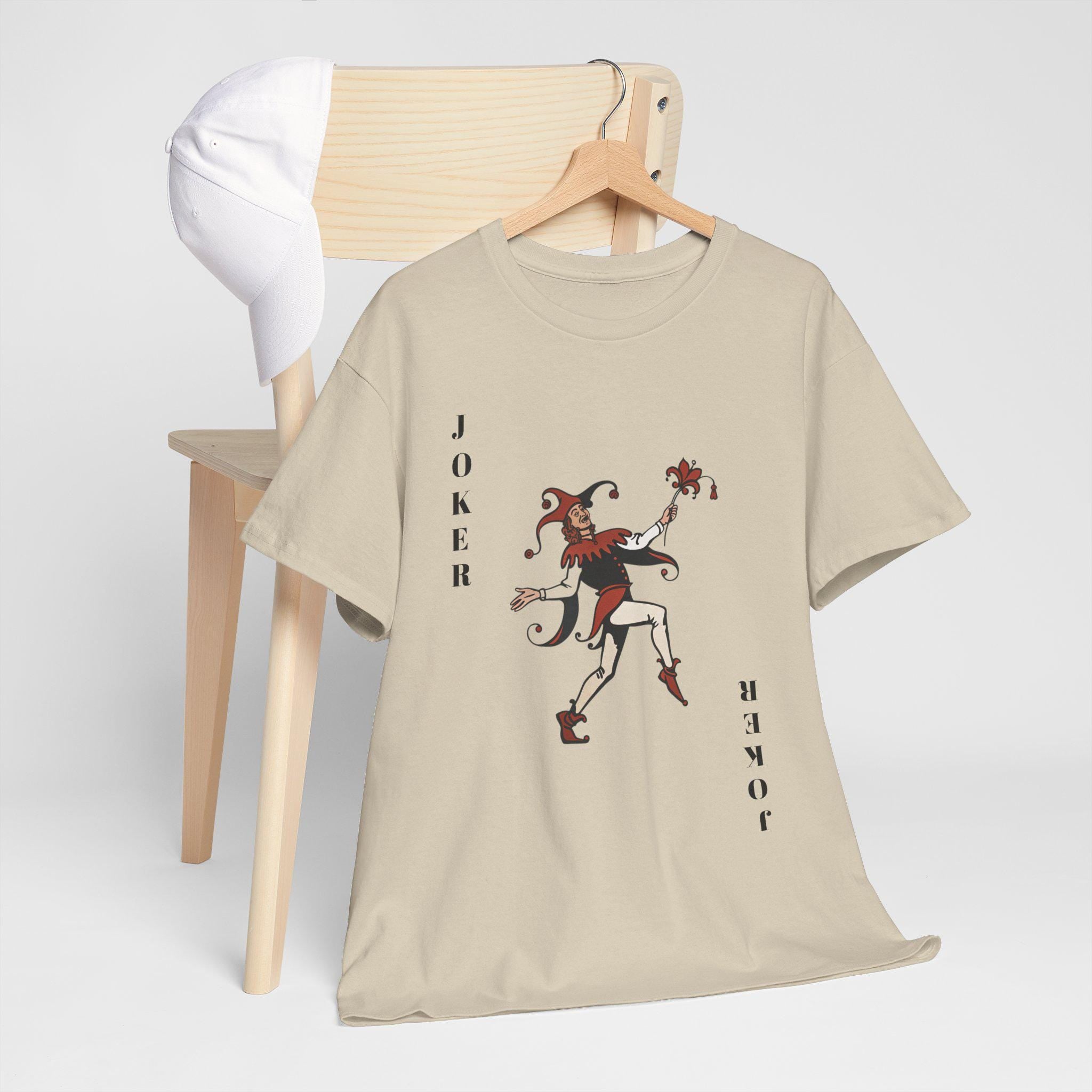 Joker Jester Graphic Tee: Medieval Fantasy Castlecore Cotton Top
