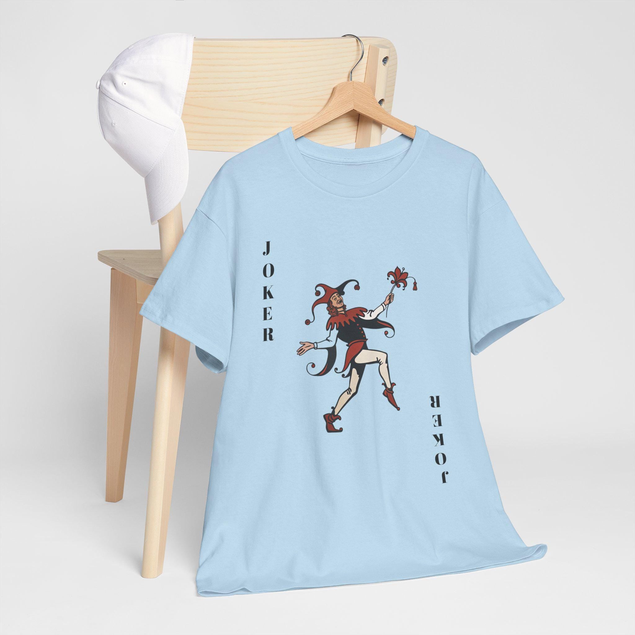 Joker Jester Graphic Tee: Medieval Fantasy Castlecore Cotton Top