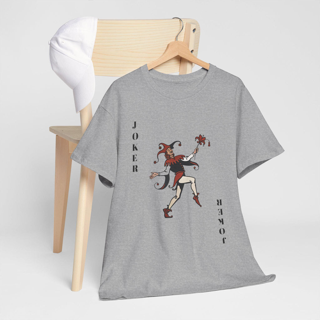Joker Jester Graphic Tee: Medieval Fantasy Castlecore Cotton Top