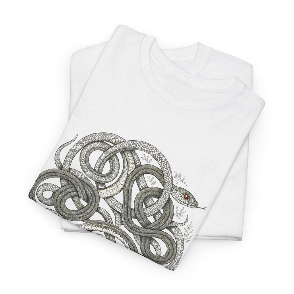 Fantasy Snakes Graphic Tee: Mystical Serpent Unisex Shirt