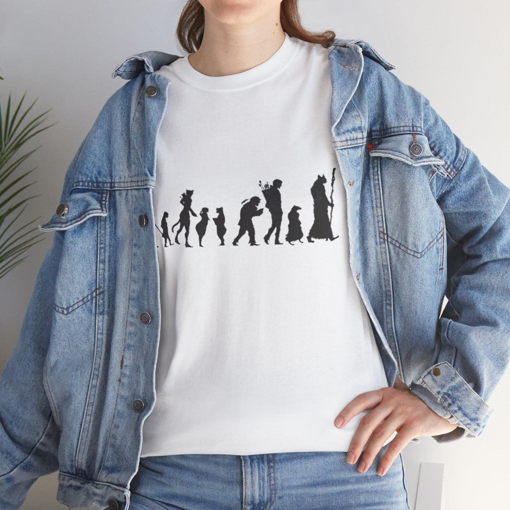 Fellowship of Cats Tee: Medieval Castlecore Graphic Shirt