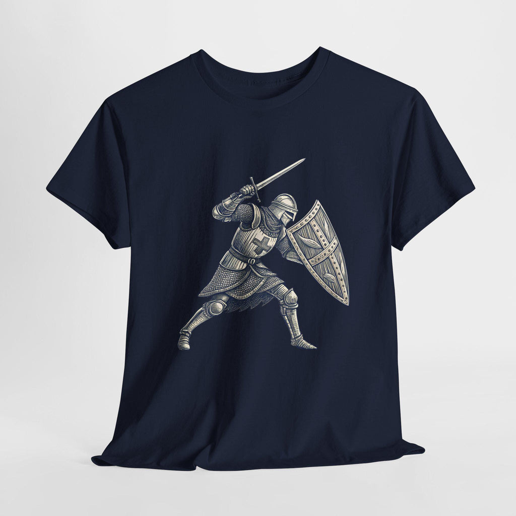 Royal Knight Graphic Tee: Medieval Armor, Renaissance Costume