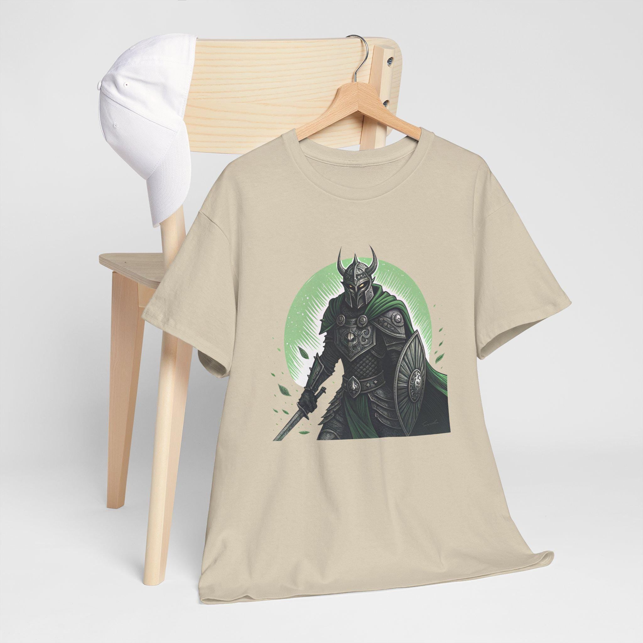 Cursed Mystical Knight Tee: Medieval Graphic Shirt, Ren Faire Costume