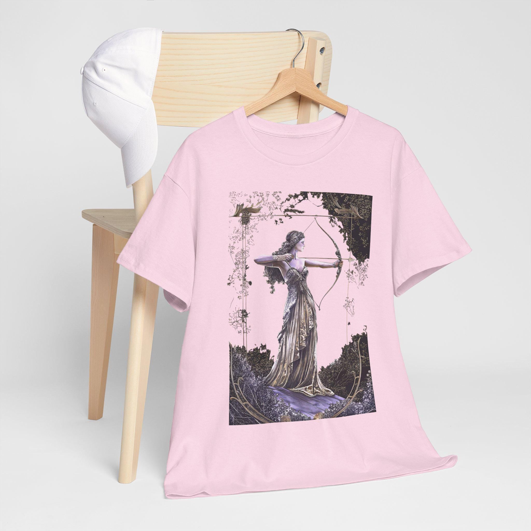 Artemis Goddess Graphic Tee: Greek Mythology Shirt, Hunting Lover Gift