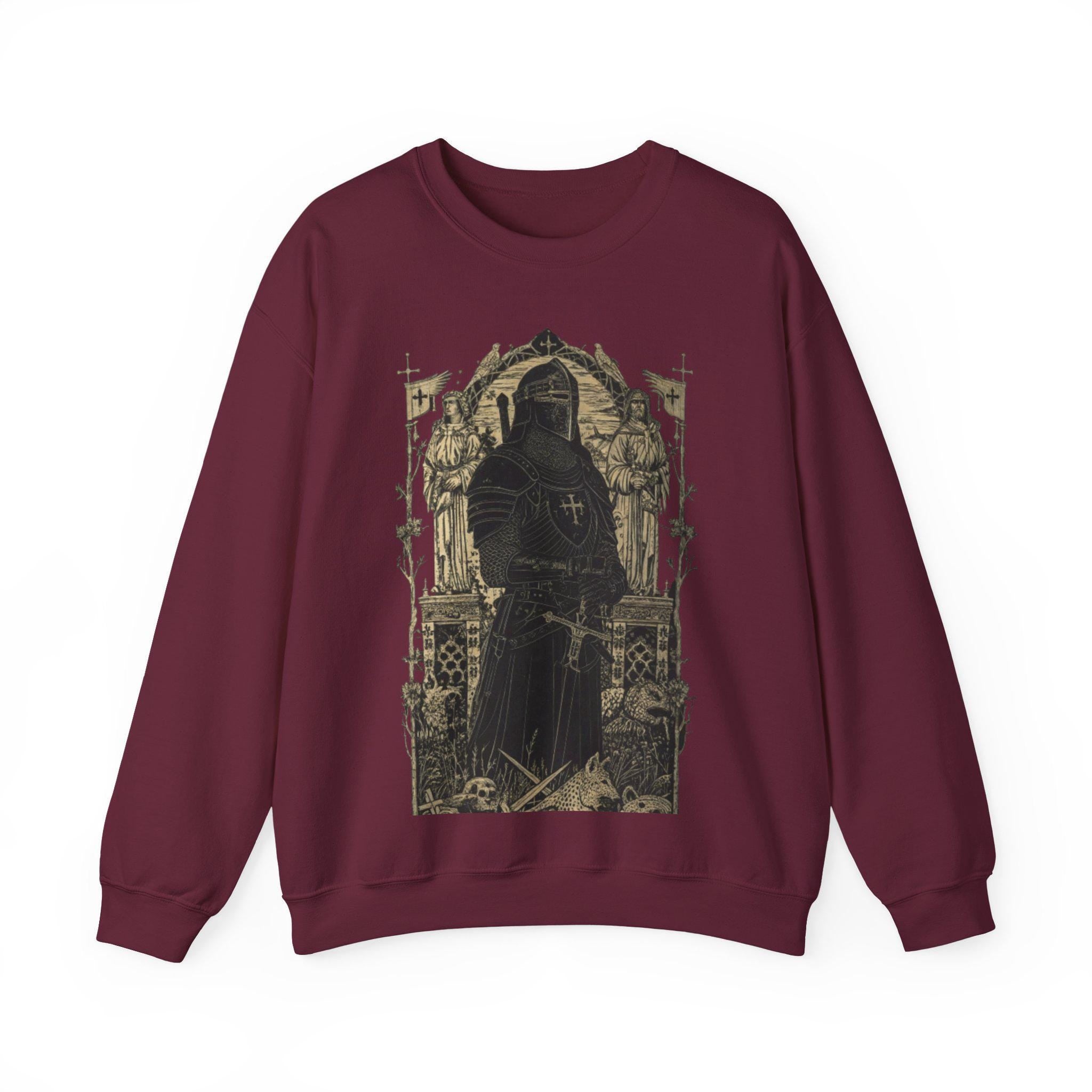 Black Knight Medieval Castlecore Sweatshirt