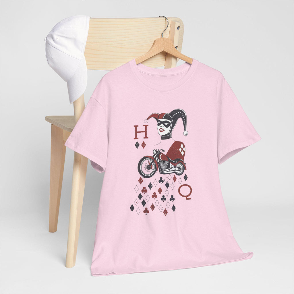 Harlequin Jester Graphic Tee: Vintage Circus Clown Top