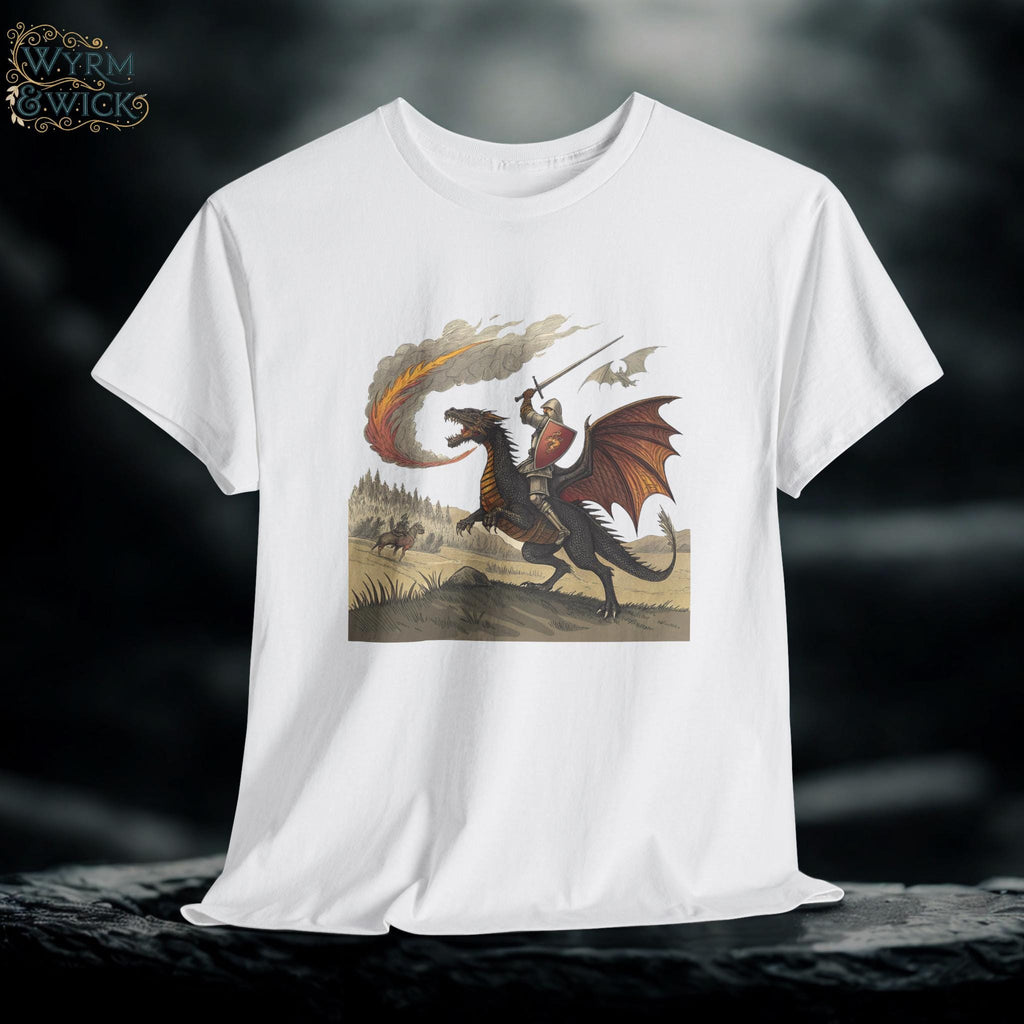 Dragonrider Graphic Tee: Fantasy Dragon Lover Unisex T-Shirt