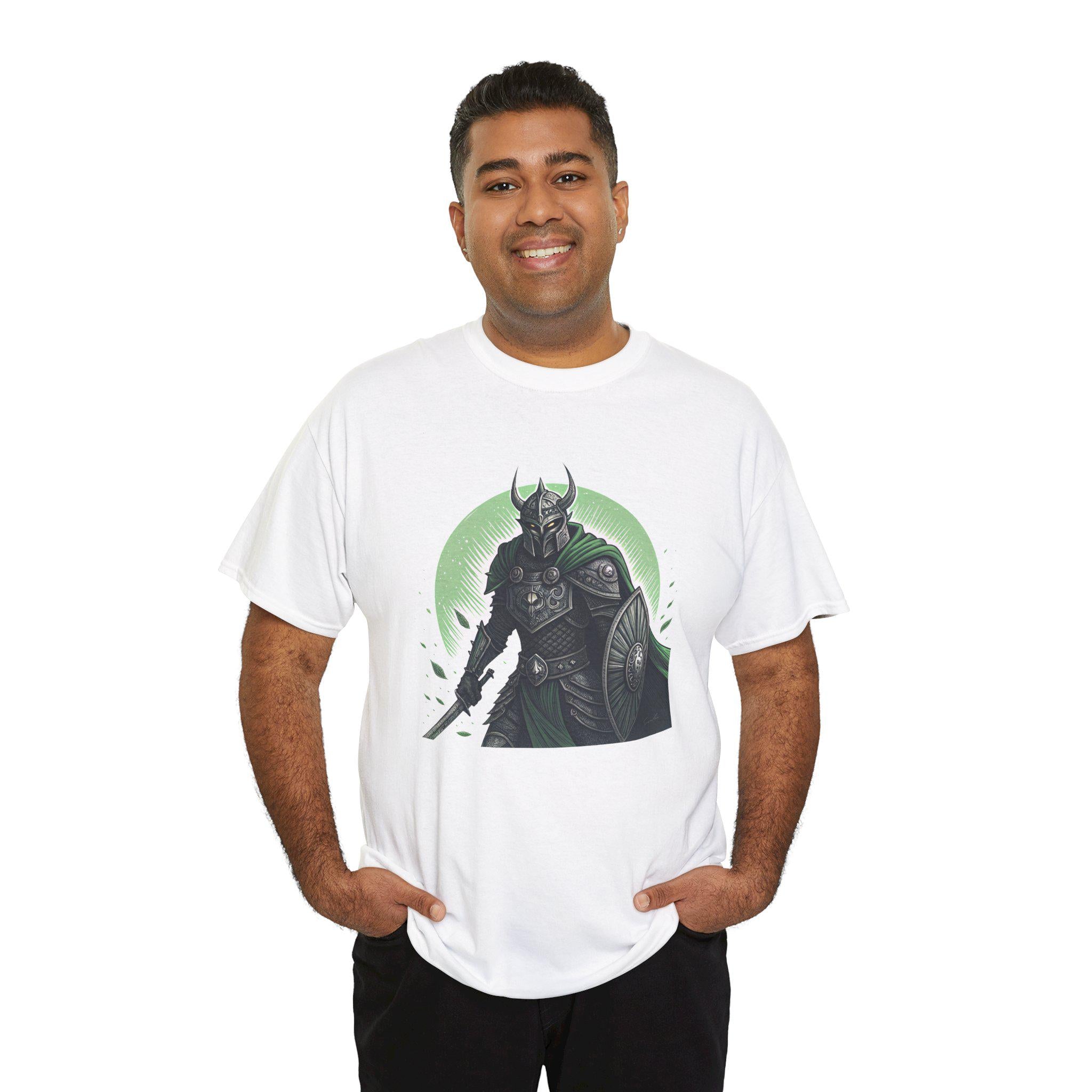 Cursed Mystical Knight Tee: Medieval Graphic Shirt, Ren Faire Costume