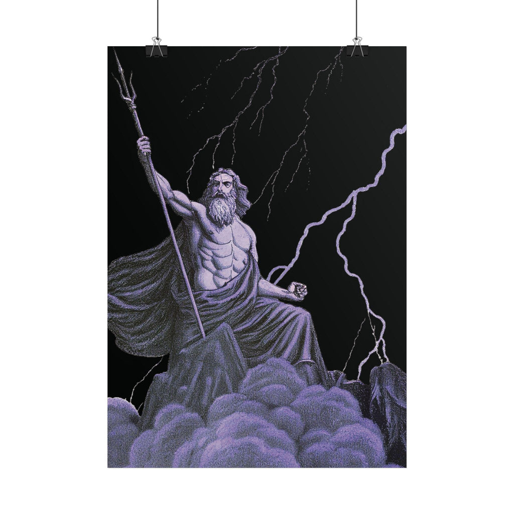Zeus Greek Mythology Poster: Museum Grade Art Print