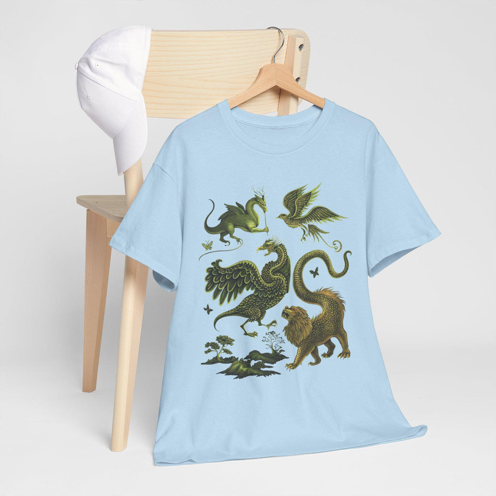 Castlecore Graphic T-Shirt: Medieval Fantasy, Mythical Creatures