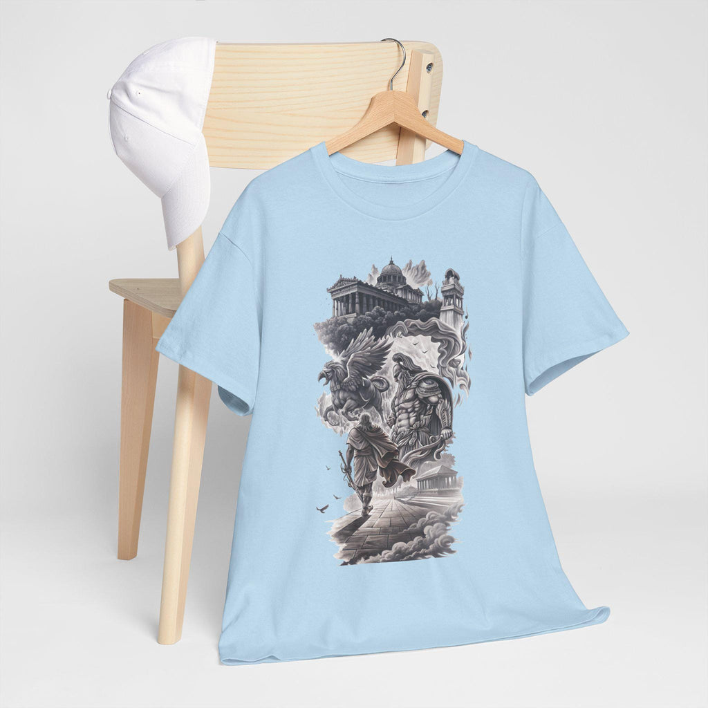 Greek Mythology Gothic Tattoo T-Shirt, Unisex Tee, Graphic Print Shirt, Mythical Clothing, Unique Apparel