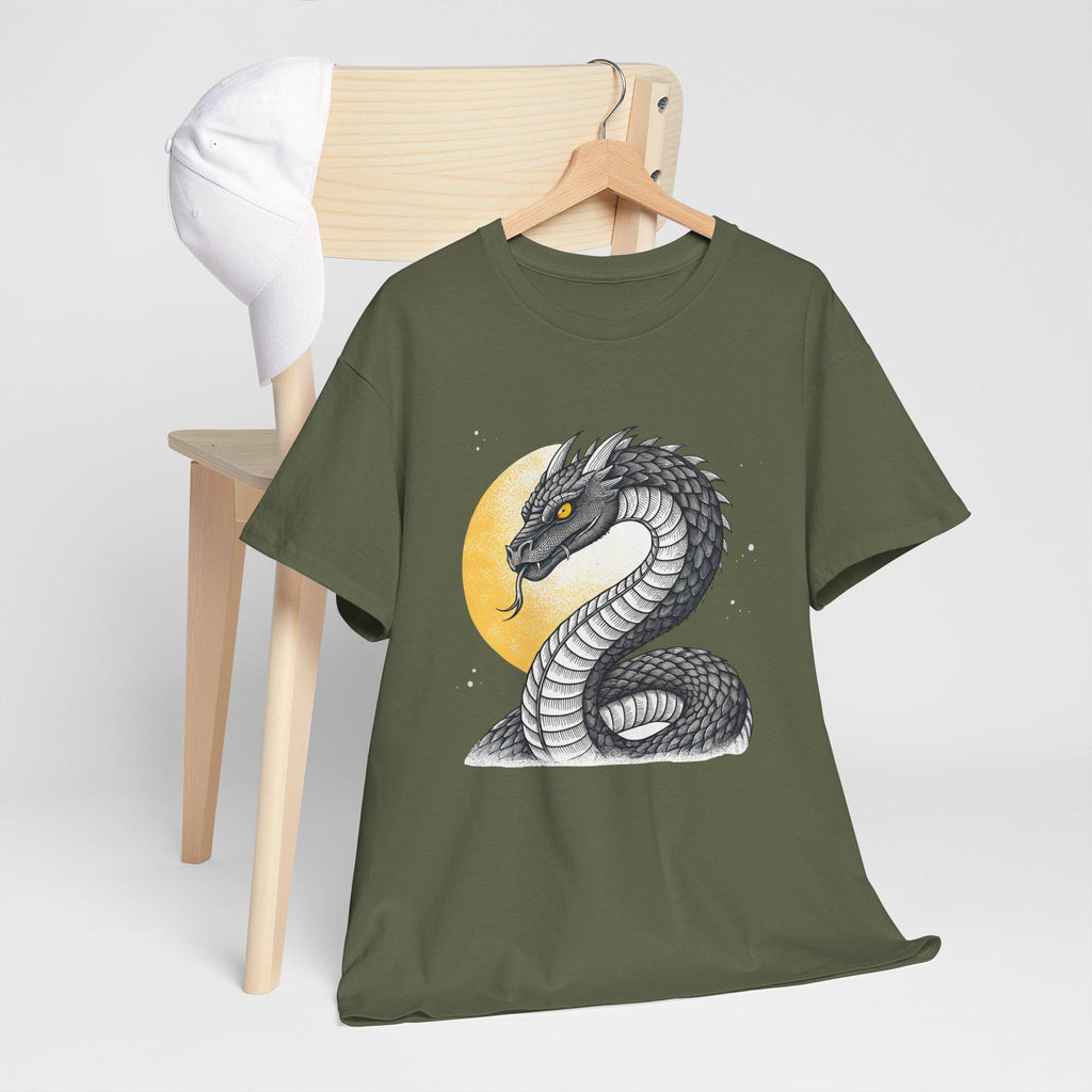 Mythical Serpent Graphic Tee: Fantasy Dragon T-Shirt