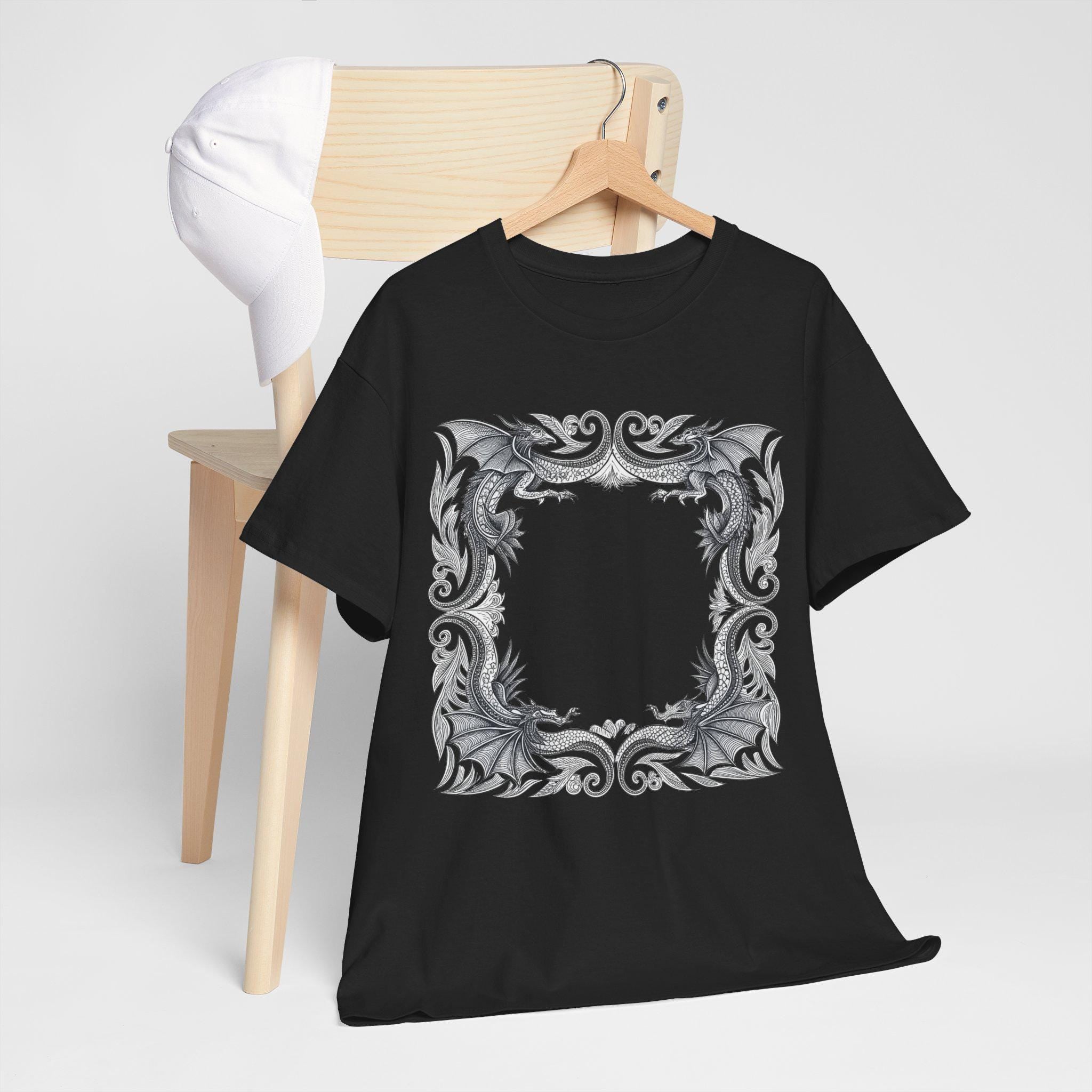 Mythical Dragon Graphic Tee: Fantasy Dragon Lover Gift