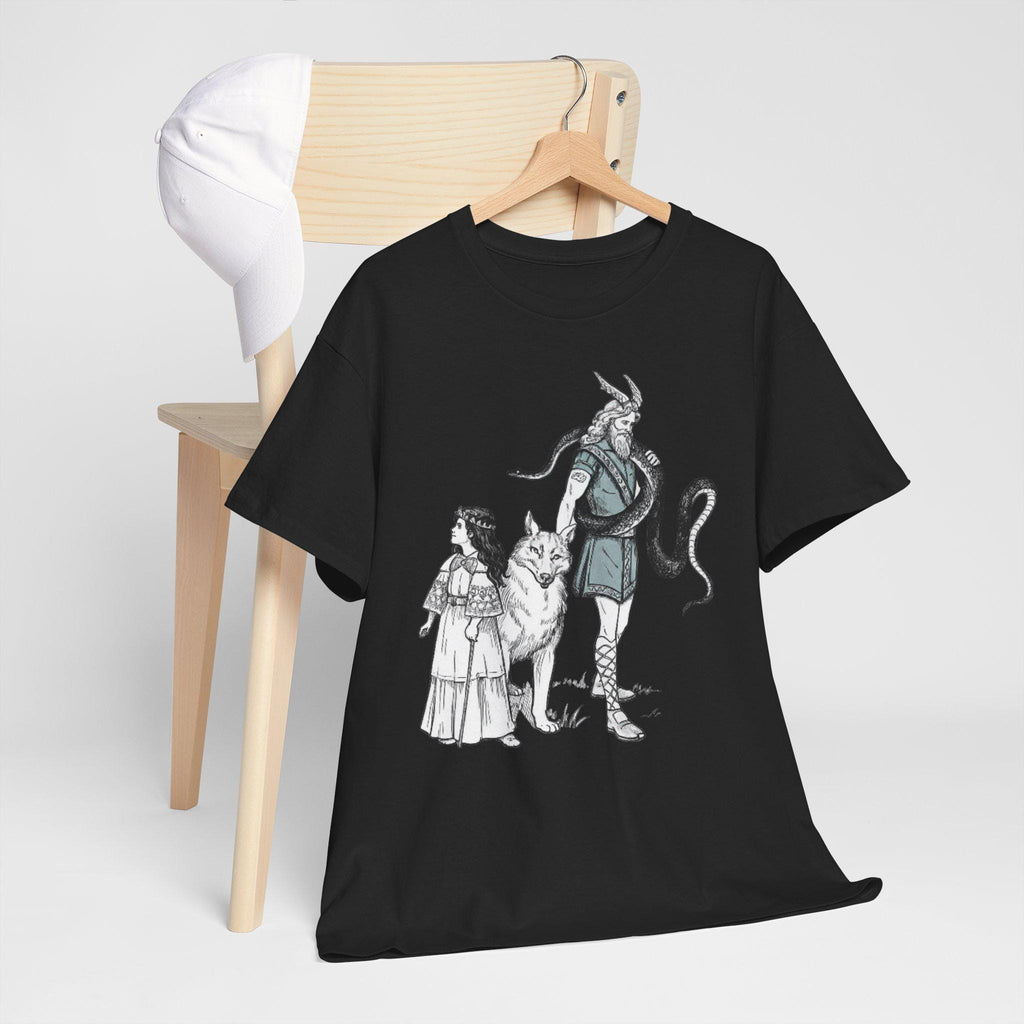 Loki Family Graphic Tee, Norse Mythology Shirt