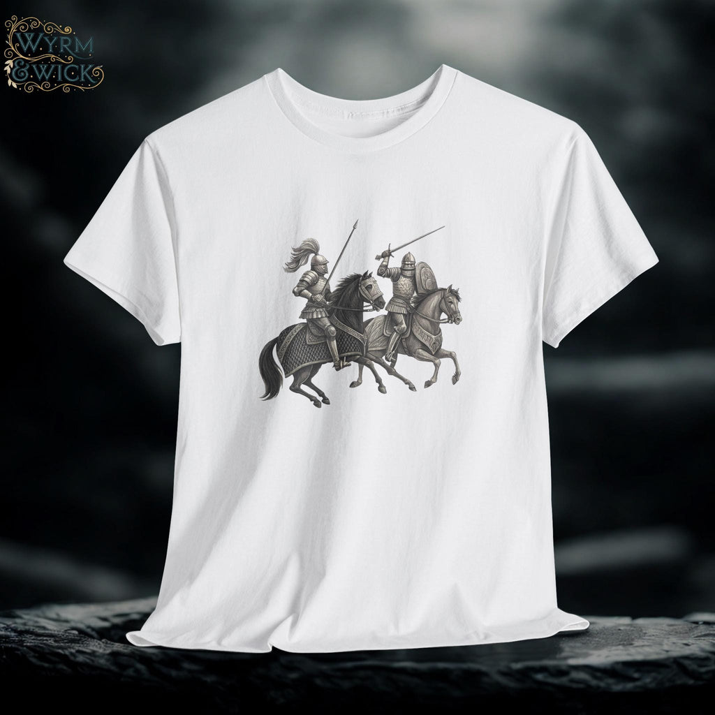 Knight's Tournament Graphic Tee: Medieval Renaissance Shirt