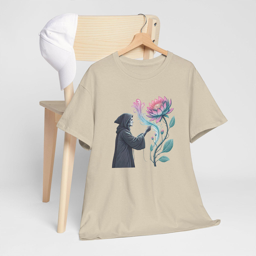 Witches Bloom Graphic Tee: Halloween Mystical Cotton T-Shirt