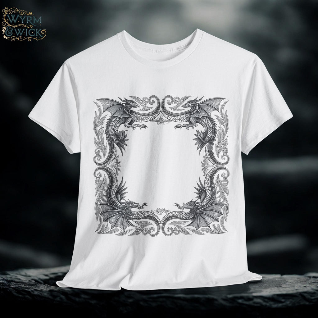 Mythical Dragon Graphic Tee: Fantasy Dragon Lover Gift