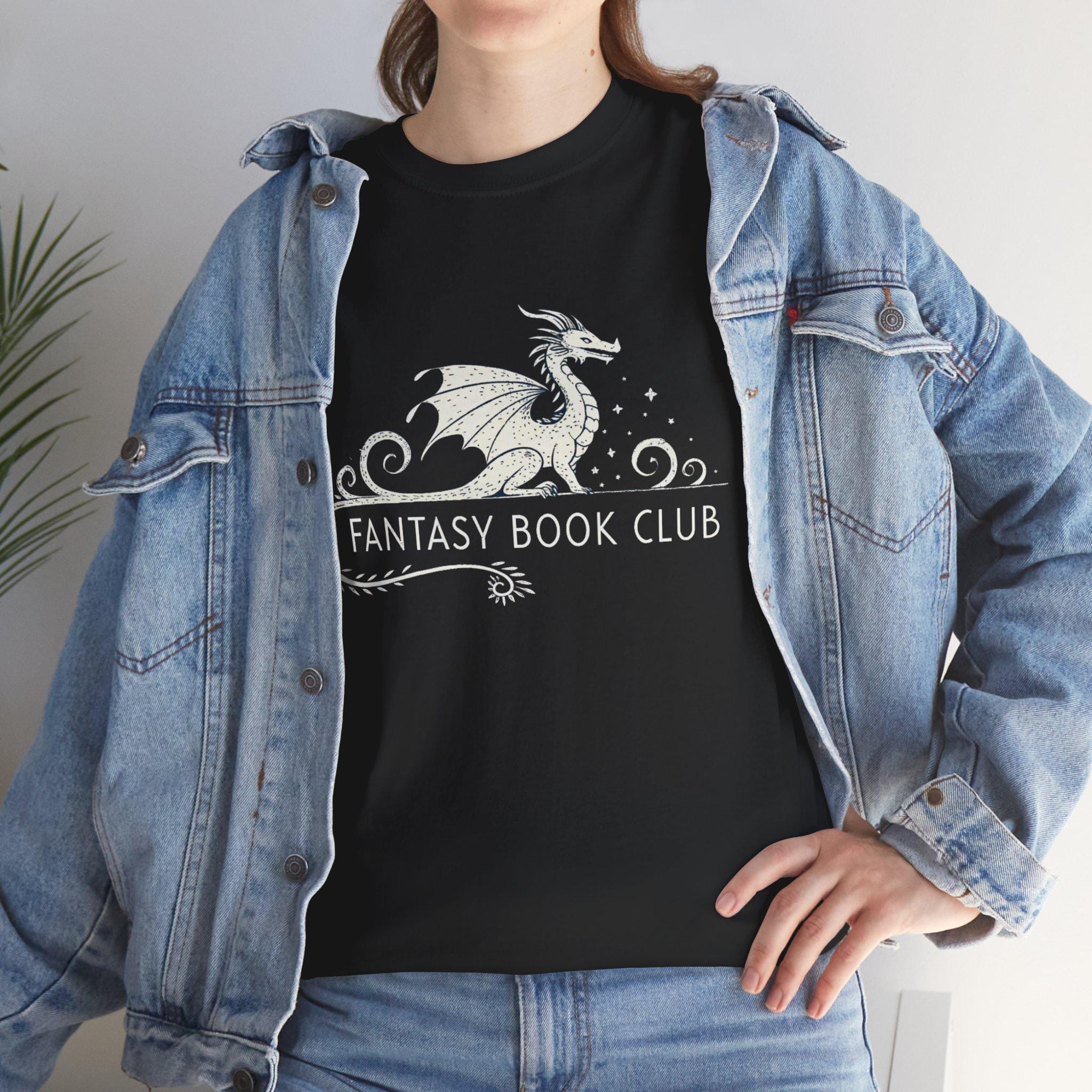 Dragon Fantasy Book Club T-Shirt: Medieval Castlecore Graphic Tee
