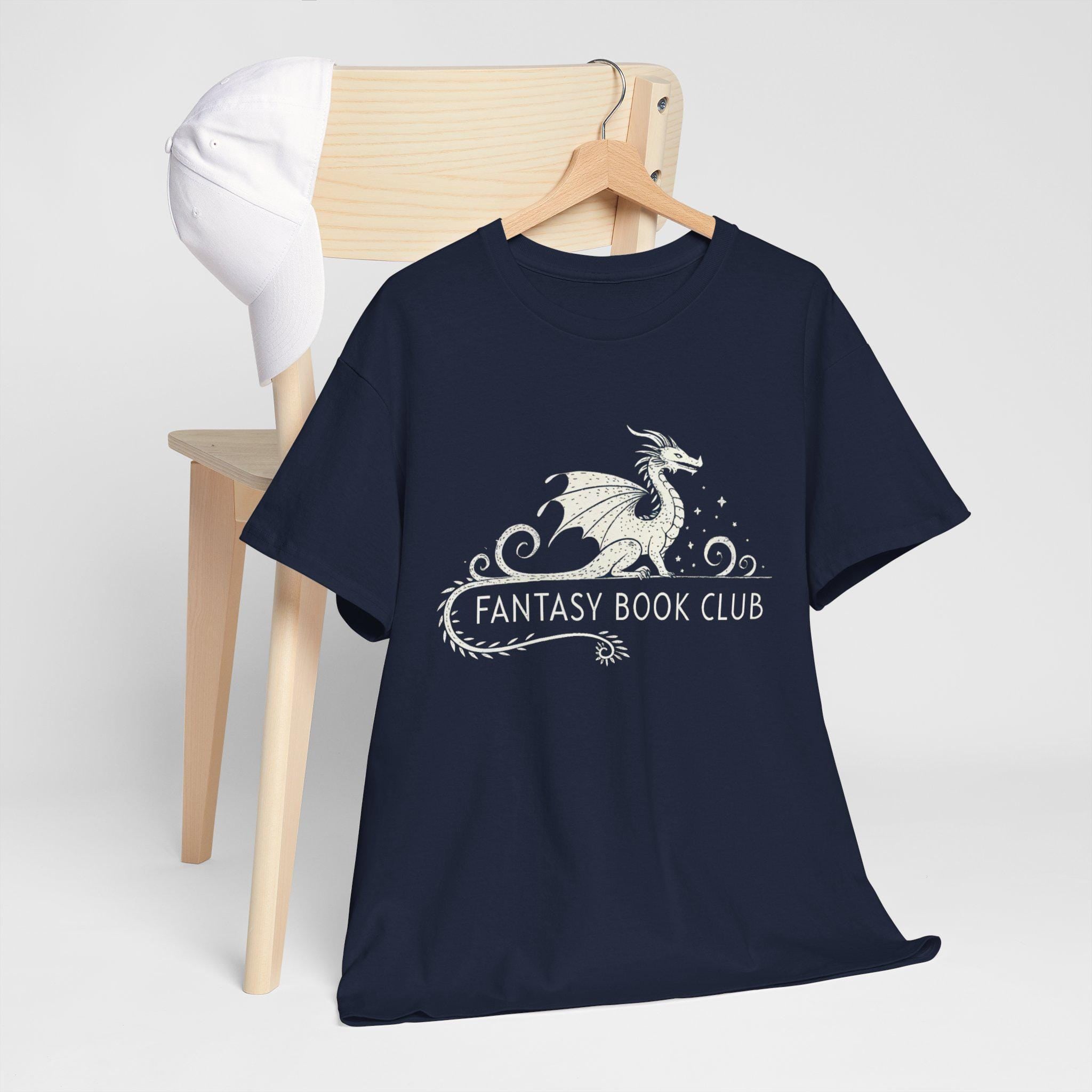 Dragon Fantasy Book Club T-Shirt: Medieval Castlecore Graphic Tee