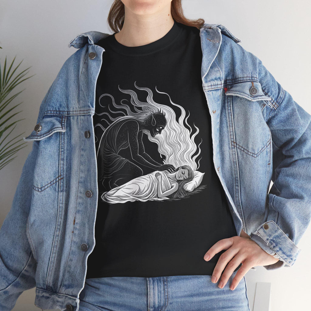 Mare Dream Demon Graphic Tee, Mystical Horror Design