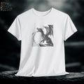 Dragon Breathing Fire Graphic Tee: Unisex Fantasy T-Shirt