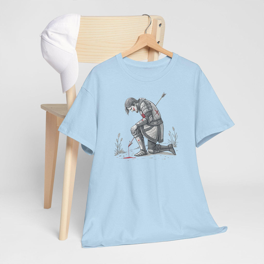 Fantasy Knight Arrow Tee: Medieval Graphic T-Shirt