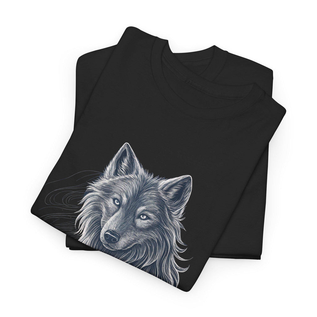Ethereal Wolf Graphic Tee: Gothic Fantasy Unisex T-Shirt