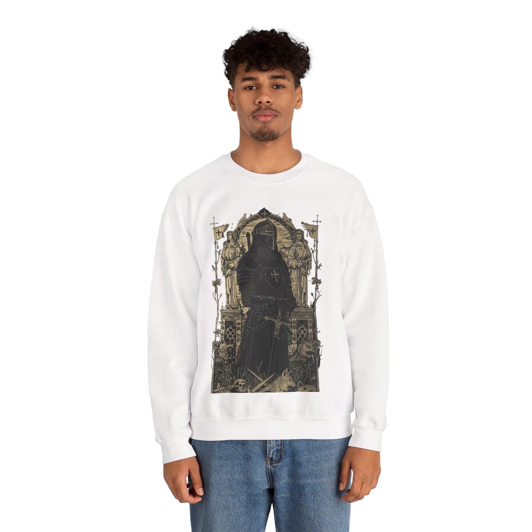 Black Knight Medieval Castlecore Sweatshirt