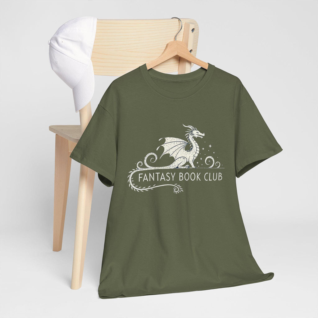 Dragon Fantasy Book Club T-Shirt: Medieval Castlecore Graphic Tee